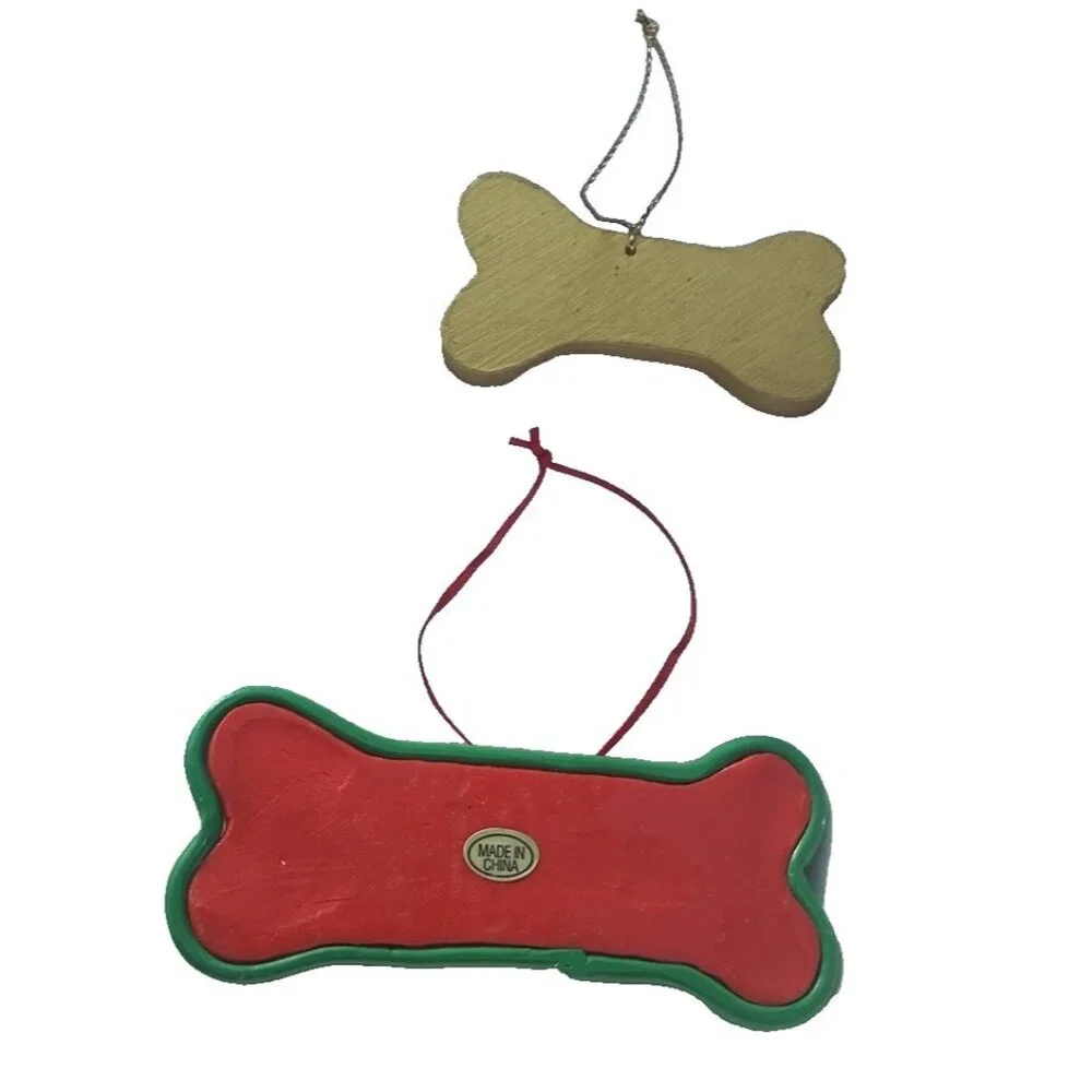 Dog Biscuit Christmas Tree Ornament Bone Good Dog Loyal Companion Holiday Puppy
